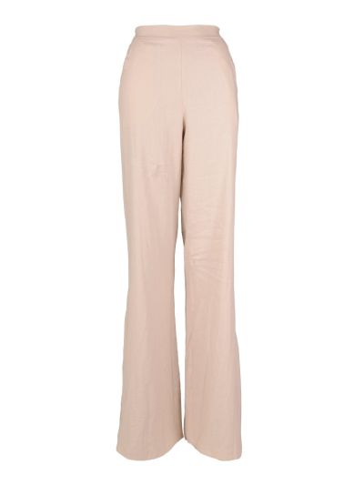 Palazzo Leinenhose Sand