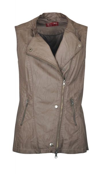 Lederimitat-Weste