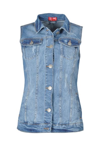 Jeans-Weste