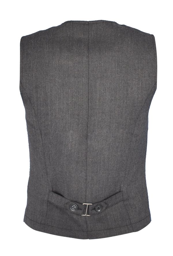 Weste im Fischgrätmuster