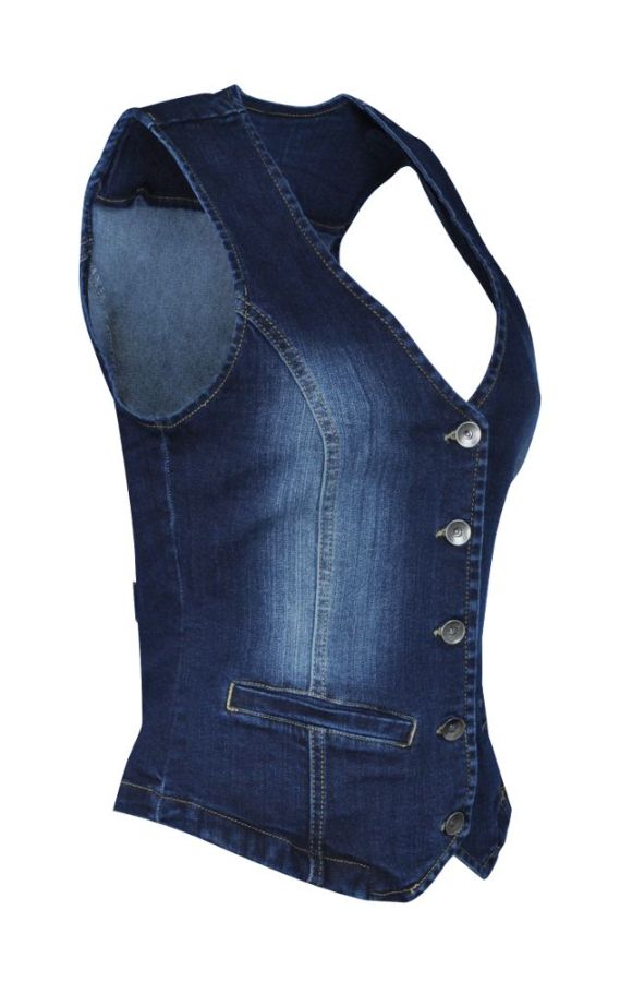 Jeans-Weste