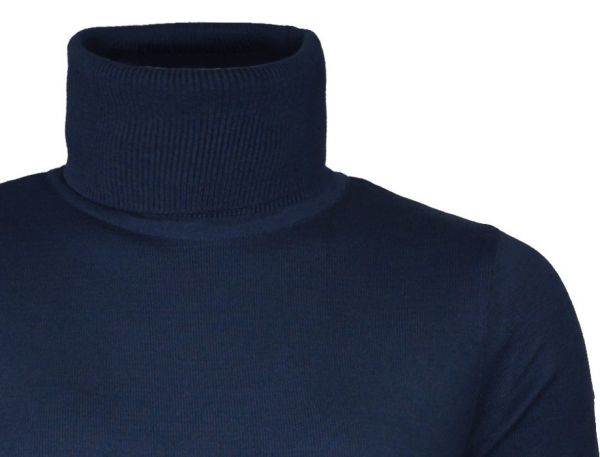 Rollkragen-Strickpullover