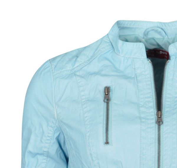 Lederimitat-Jacke 