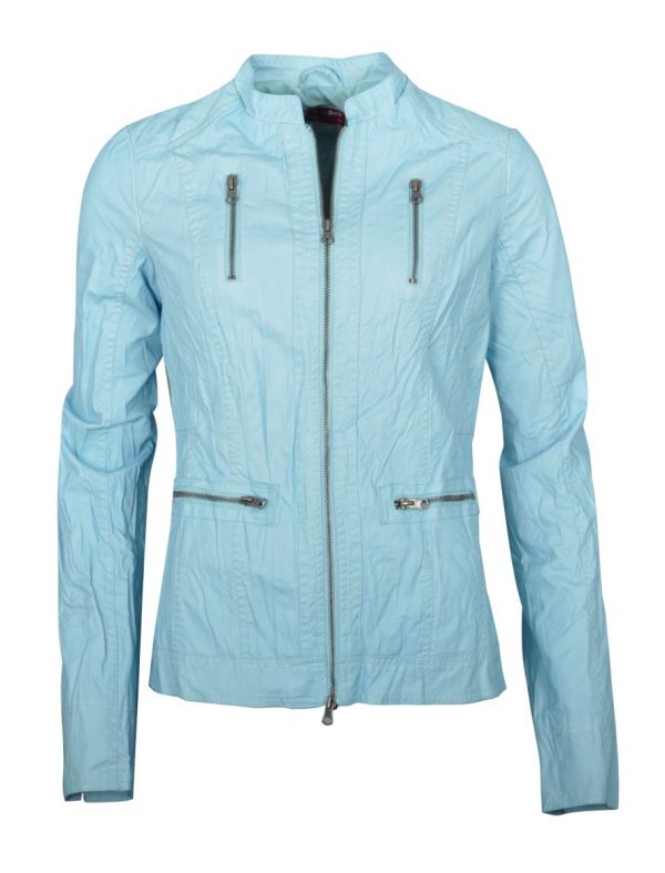 Lederimitat-Jacke 
