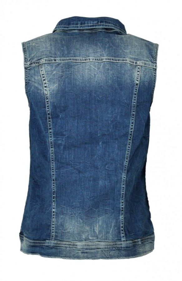 Jeans-Weste