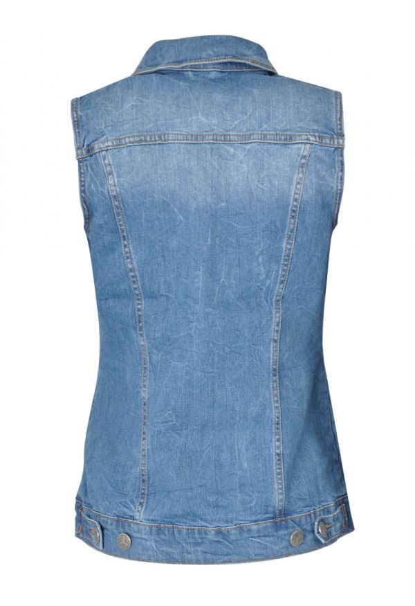 Jeans-Weste