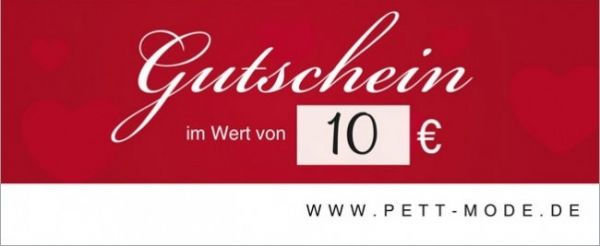 Pett-Gutschein 10€